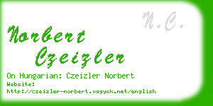 norbert czeizler business card